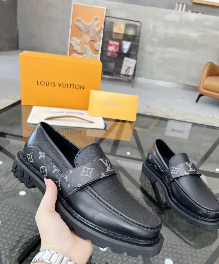 hype LV Leather Shoes