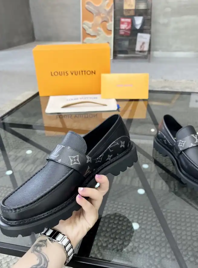 hype LV Leather Shoes