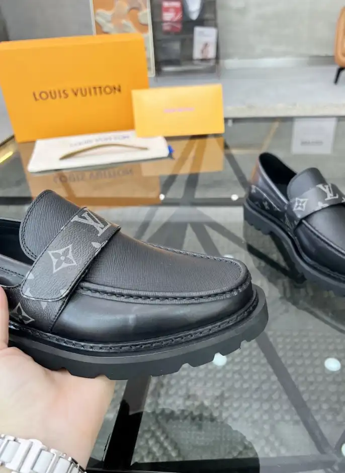 hype LV Leather Shoes