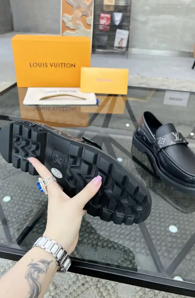 hype LV Leather Shoes