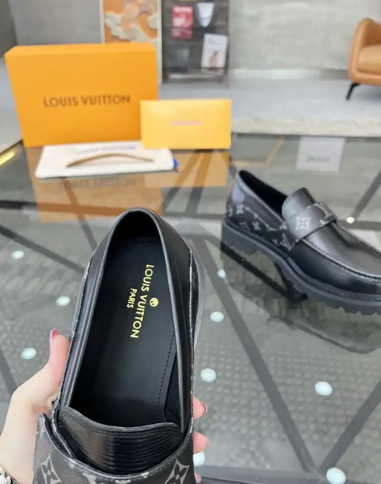 hype LV Leather Shoes