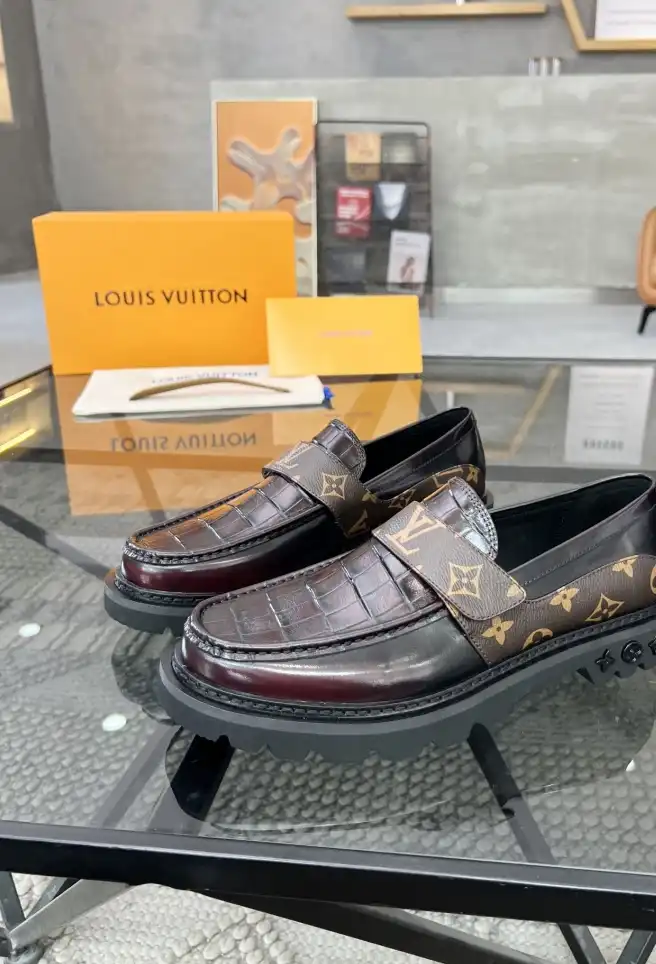 hype LV Leather Shoes