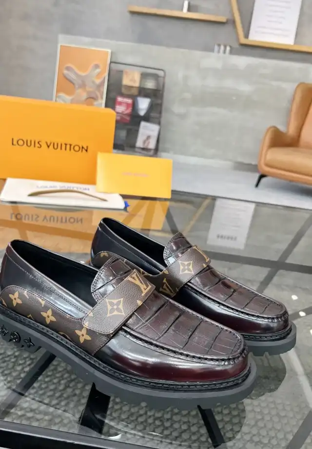 hype LV Leather Shoes