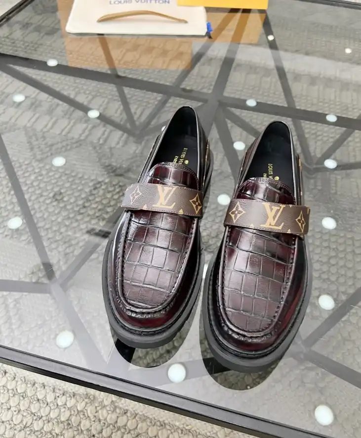 hype LV Leather Shoes