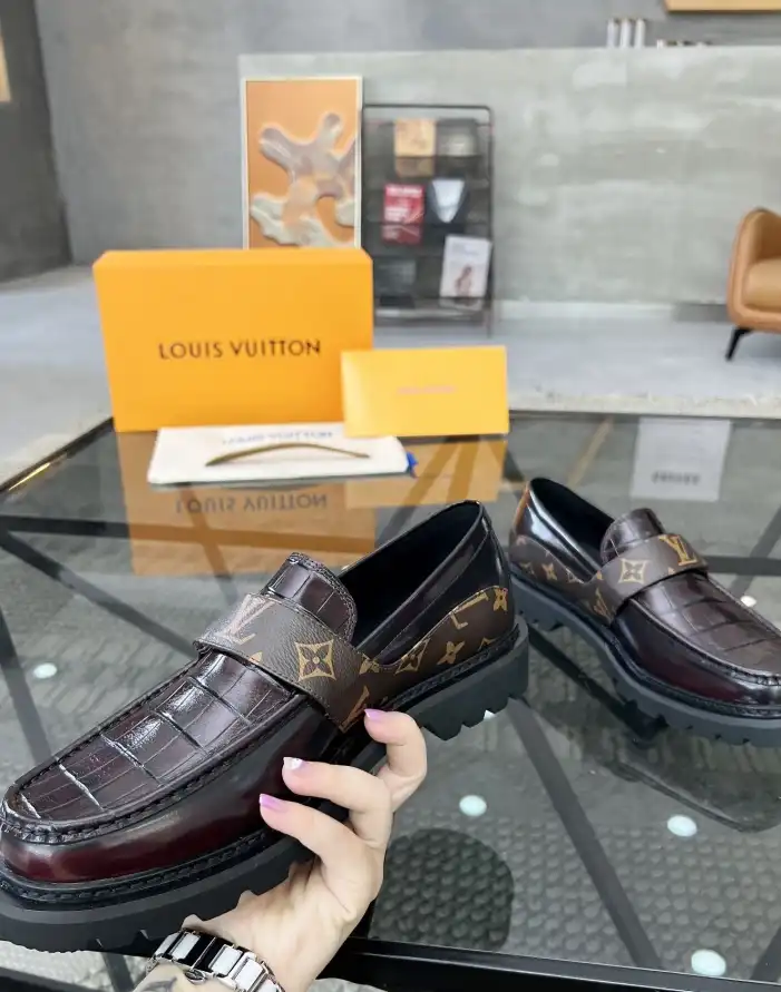 hype LV Leather Shoes