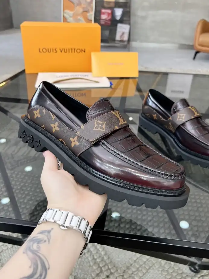 hype LV Leather Shoes