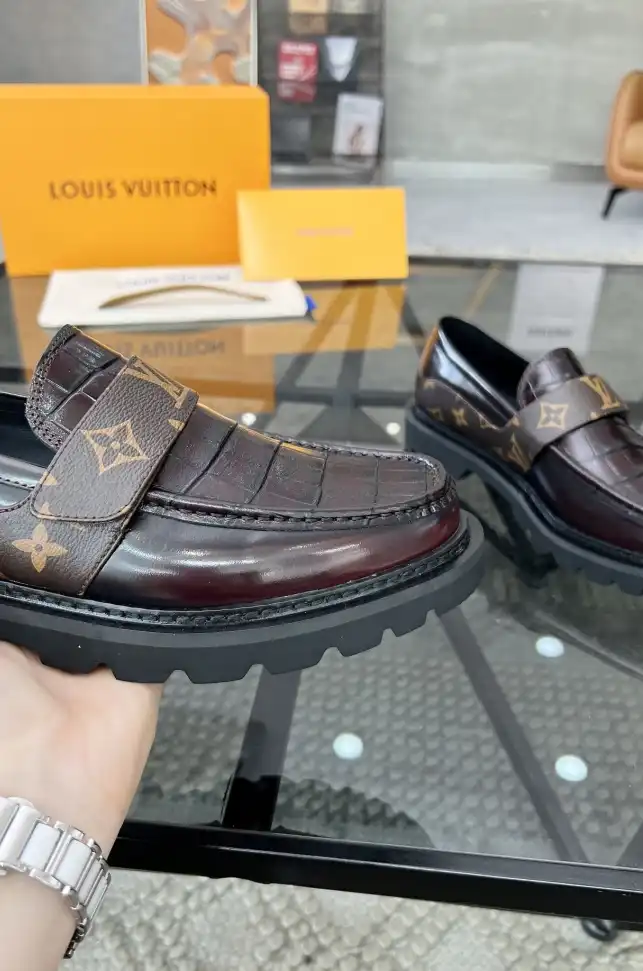 hype LV Leather Shoes