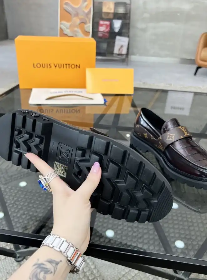 hype LV Leather Shoes