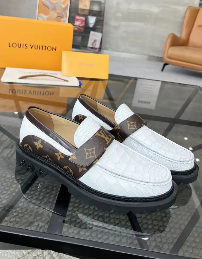 hype LV Leather Shoes