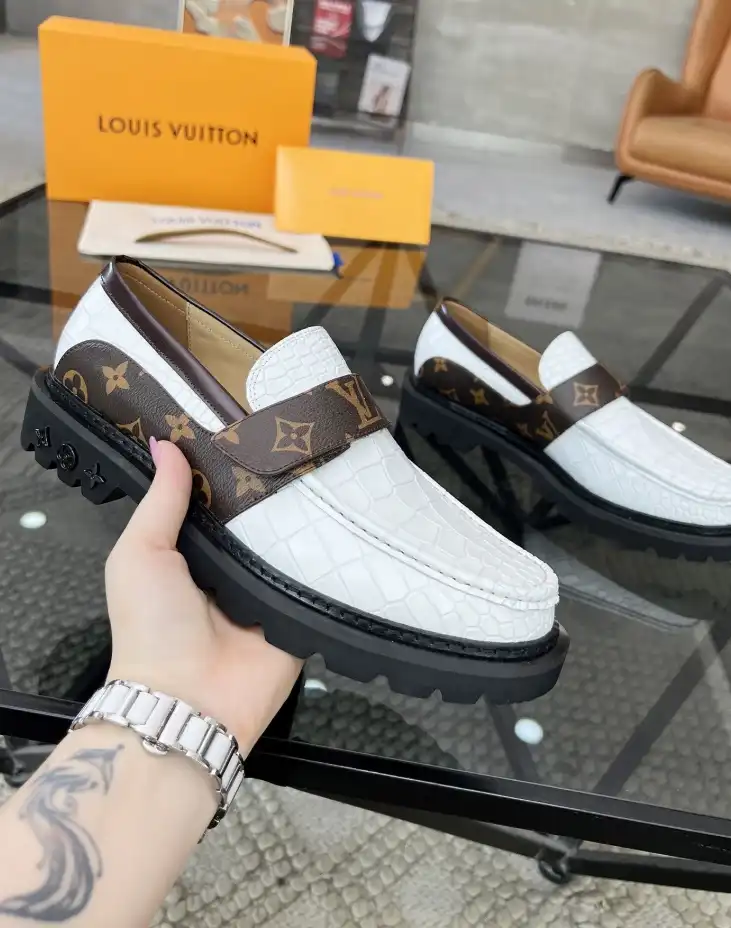 hype LV Leather Shoes