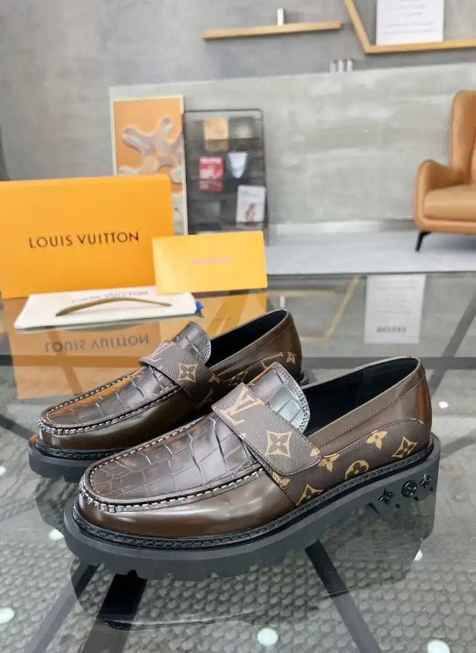 hype LV Leather Shoes