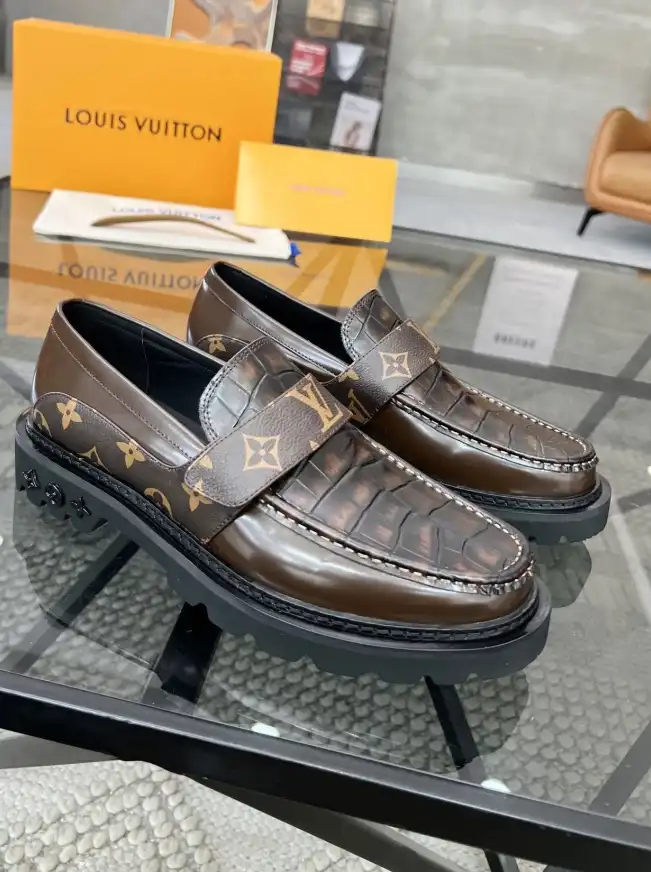 hype LV Leather Shoes