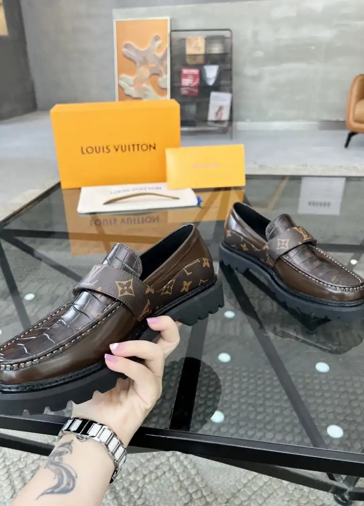 hype LV Leather Shoes