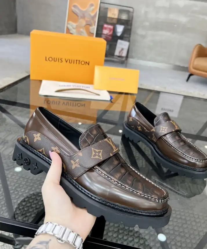 hype LV Leather Shoes