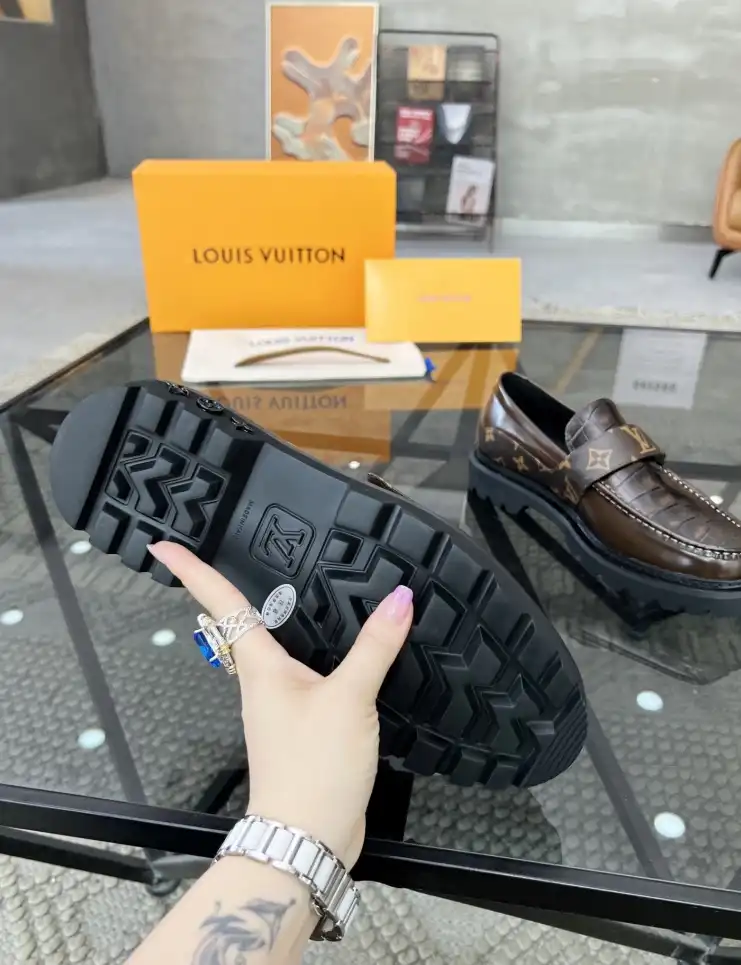 hype LV Leather Shoes