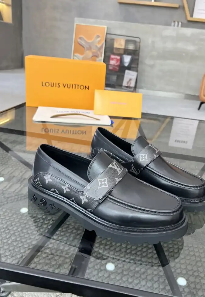 hype LV Leather Shoes