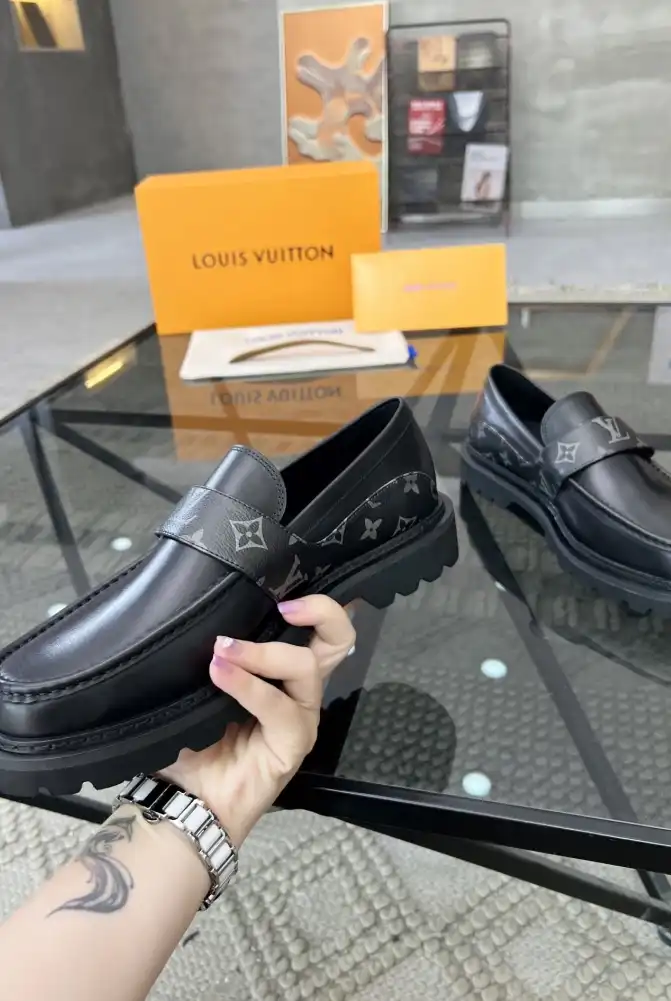 hype LV Leather Shoes