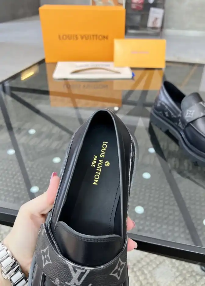 hype LV Leather Shoes