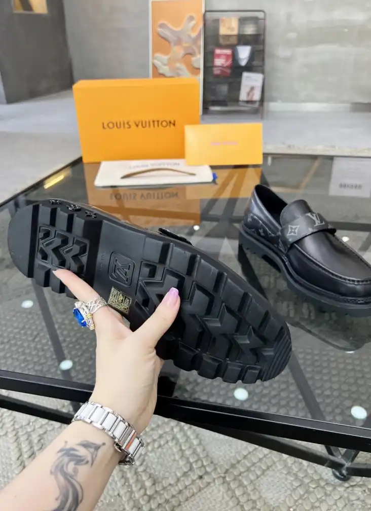 hype LV Leather Shoes