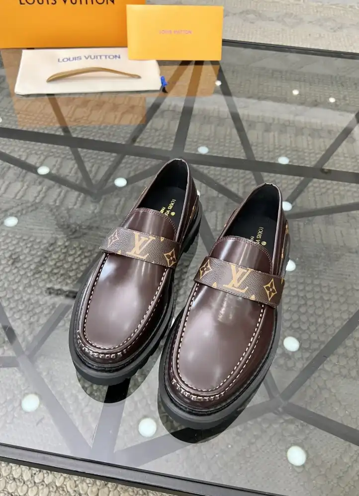 hype LV Leather Shoes