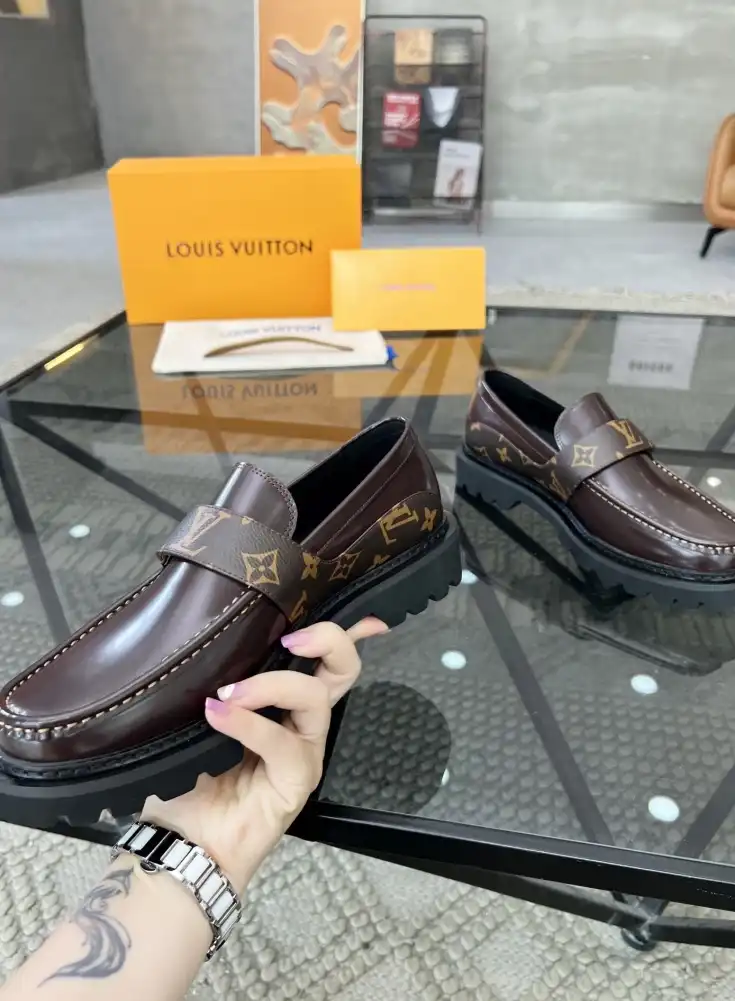 hype LV Leather Shoes