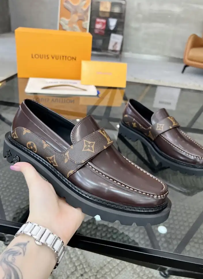 hype LV Leather Shoes