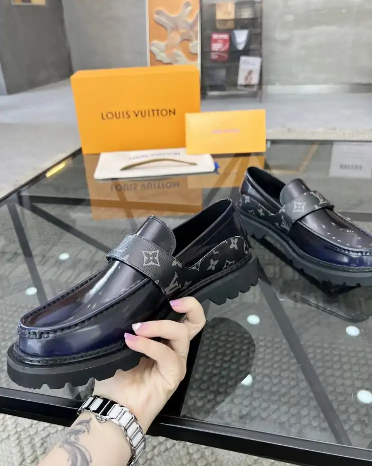 hype LV Leather Shoes