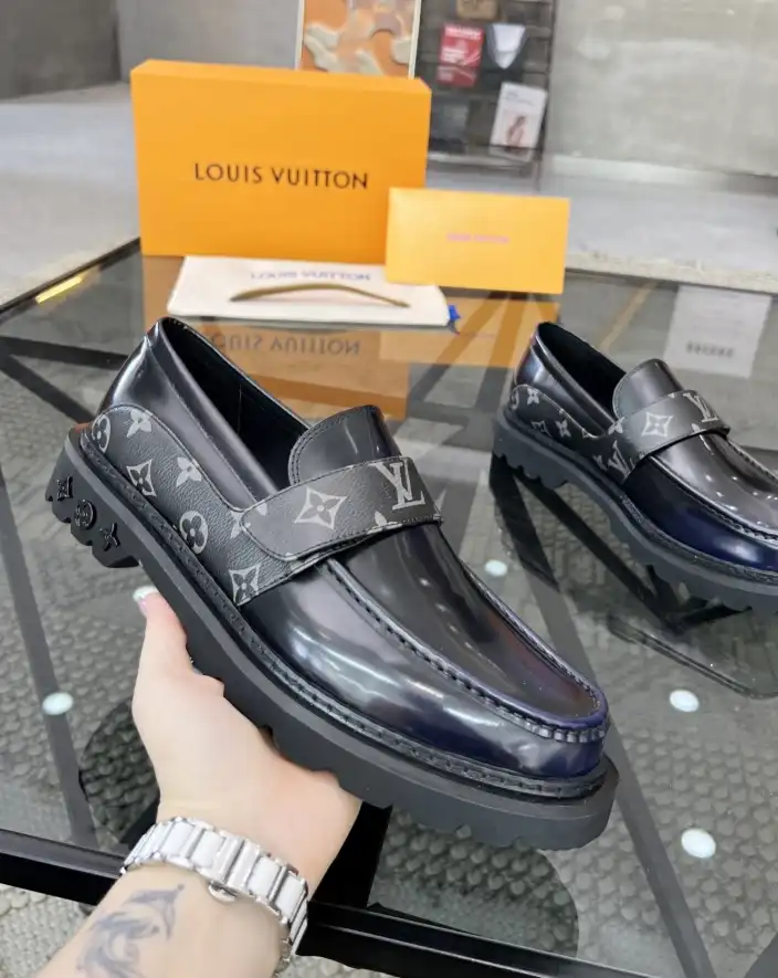 hype LV Leather Shoes