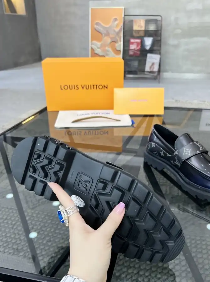 hype LV Leather Shoes