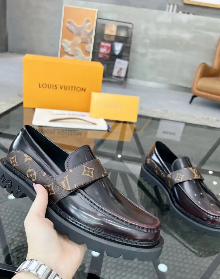 hype LV Leather Shoes