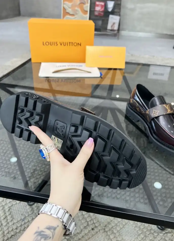 hype LV Leather Shoes