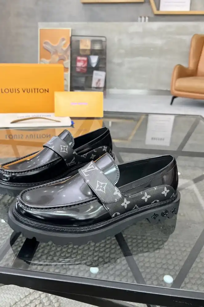 hype LV Leather Shoes