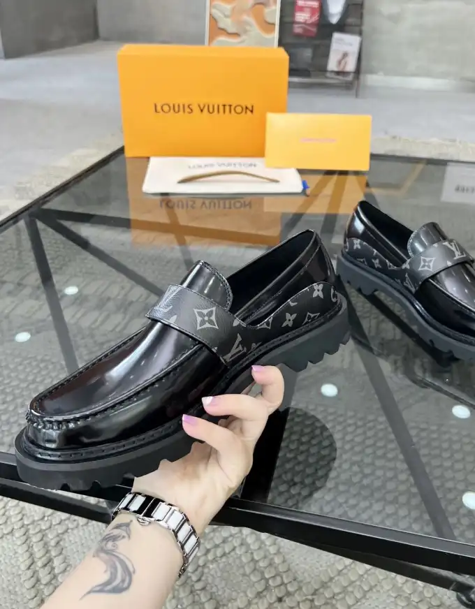 hype LV Leather Shoes