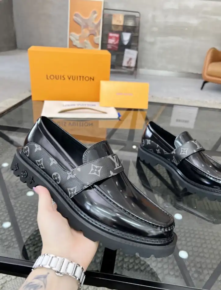 hype LV Leather Shoes