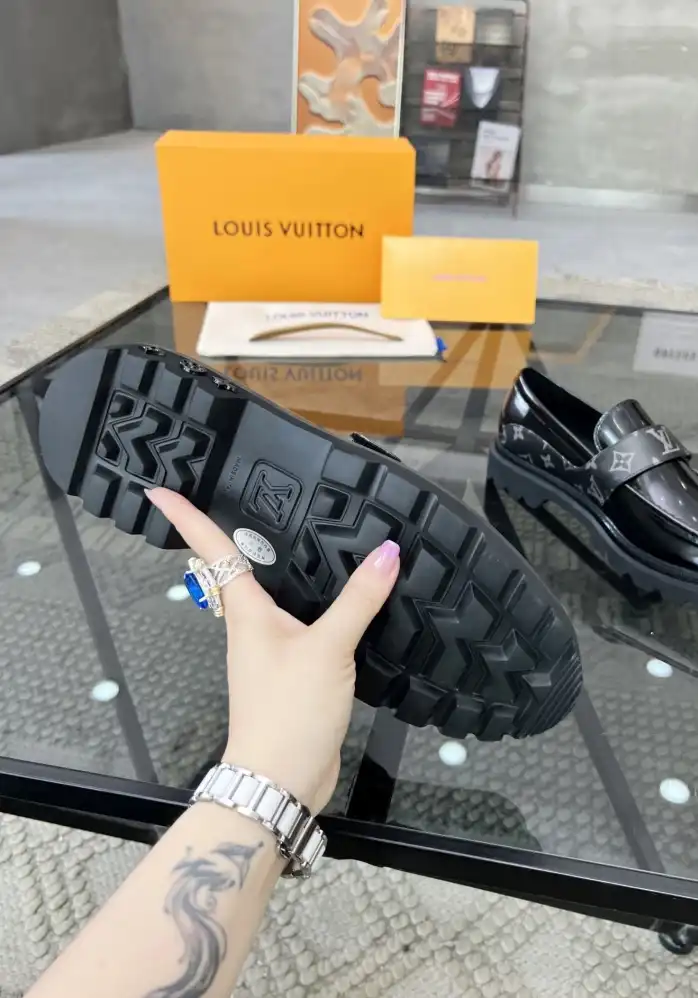 hype LV Leather Shoes