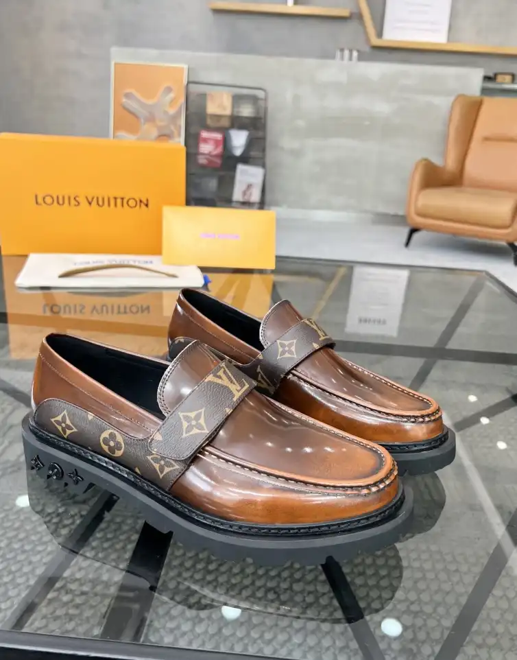 hype LV Leather Shoes