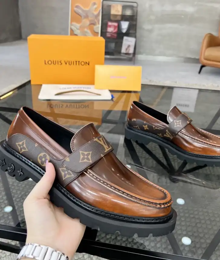 hype LV Leather Shoes