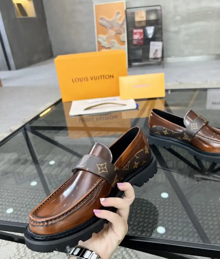 hype LV Leather Shoes