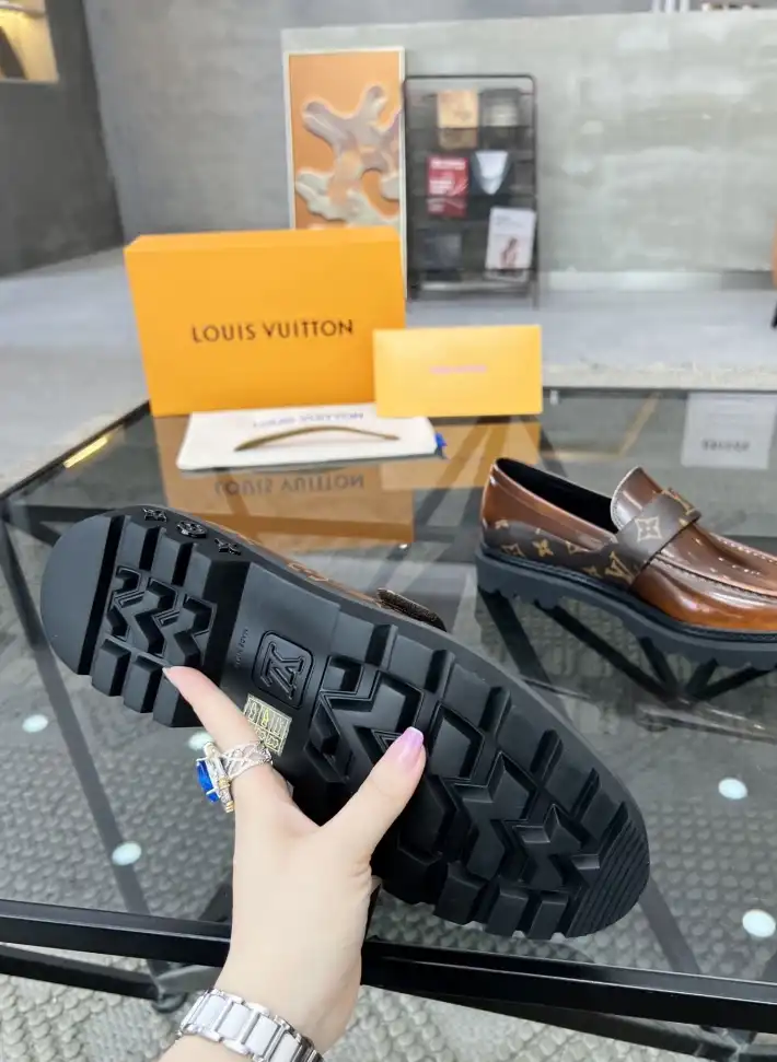 hype LV Leather Shoes