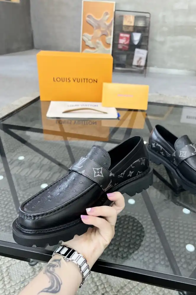 hype LV Leather Shoes