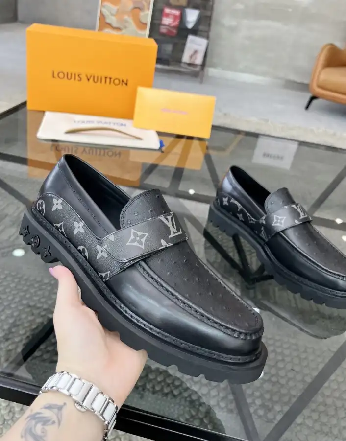 hype LV Leather Shoes