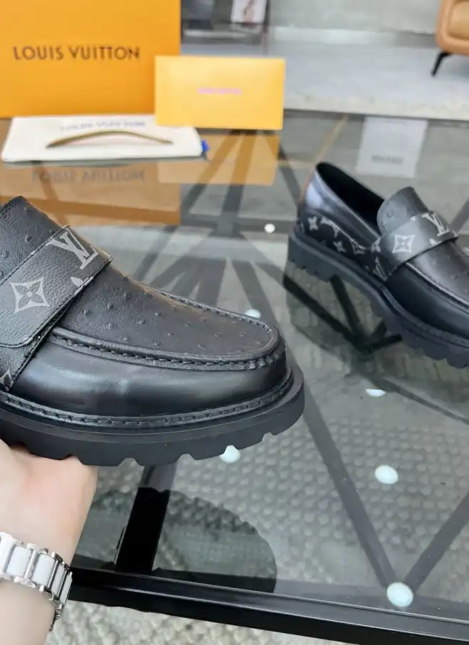 hype LV Leather Shoes