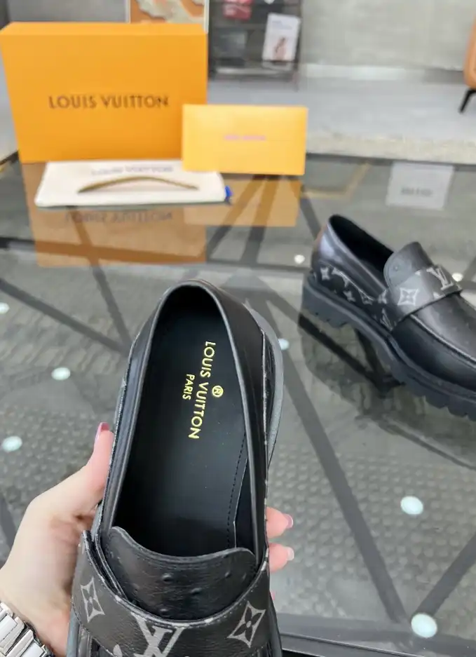 hype LV Leather Shoes