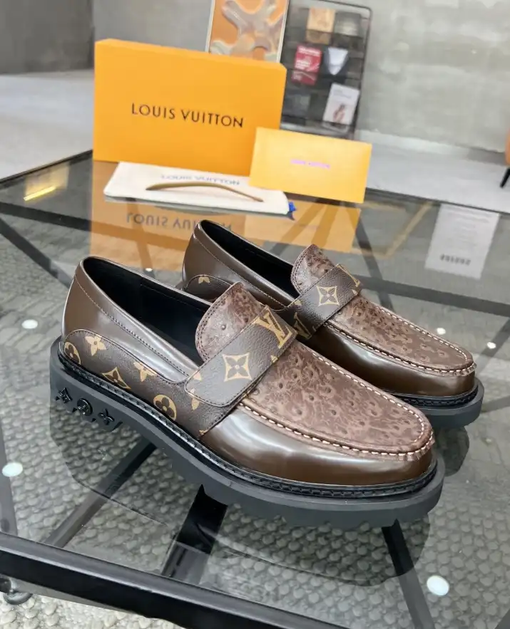 hype LV Leather Shoes