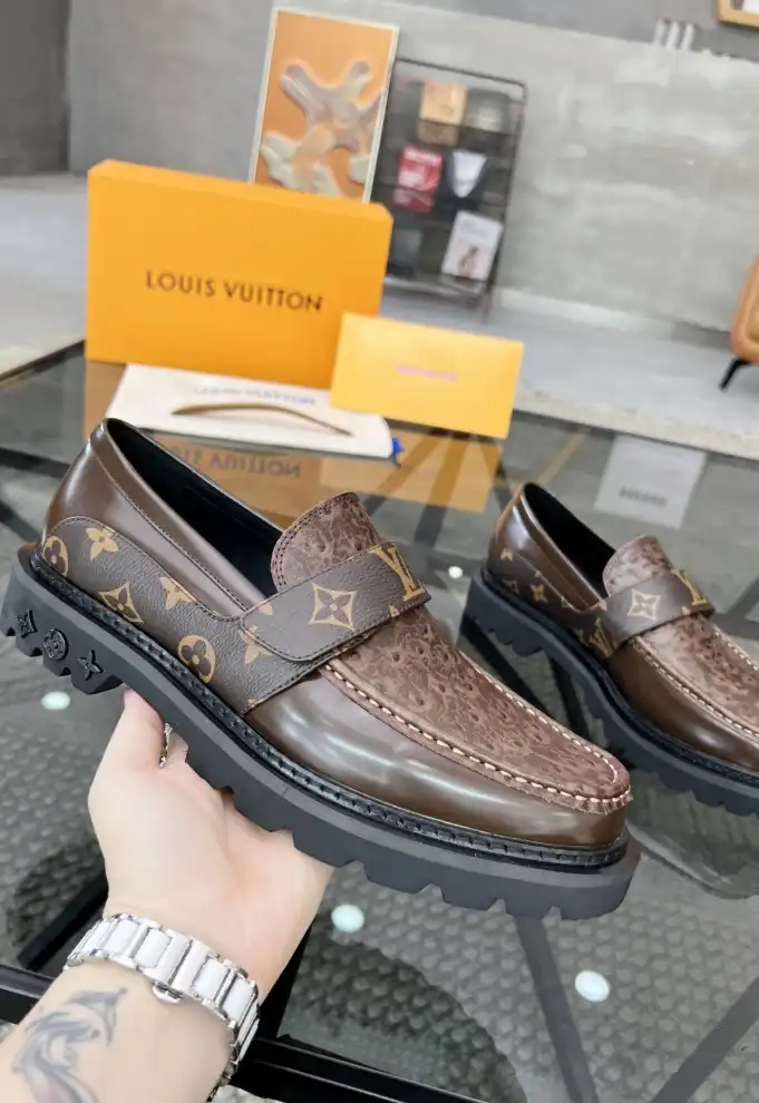 hype LV Leather Shoes