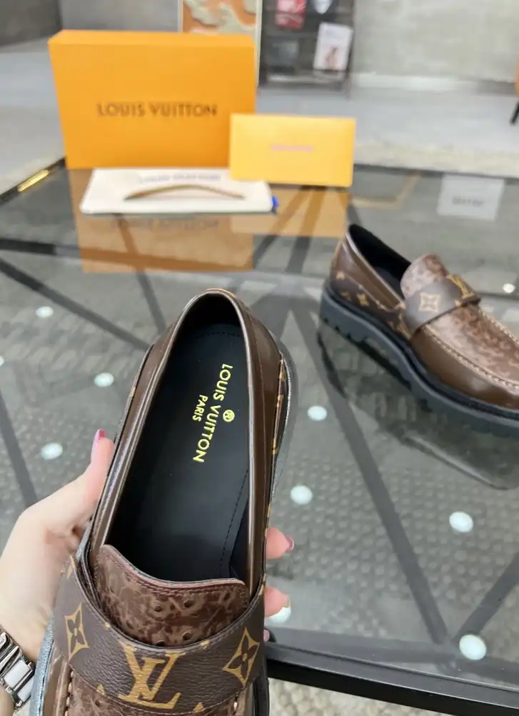 hype LV Leather Shoes