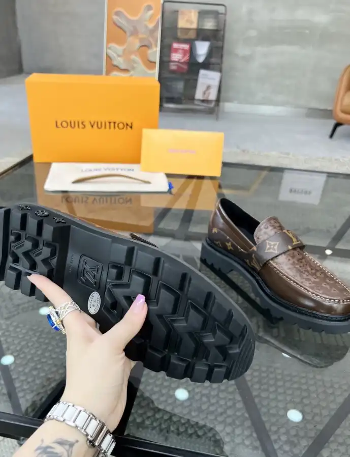 hype LV Leather Shoes