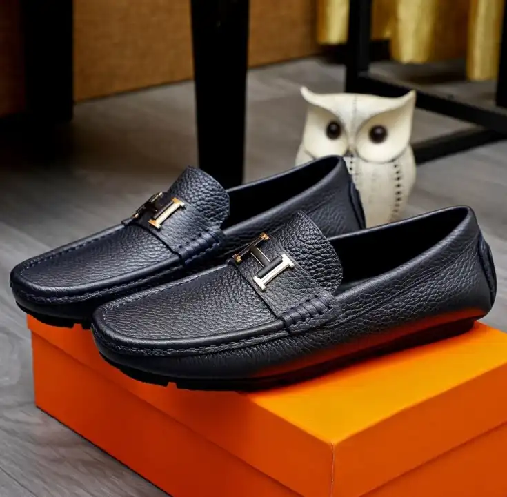 hype Hermes Leather Shoes