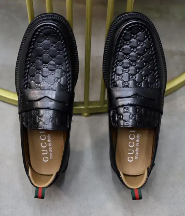 hype Gucci Leather Shoes