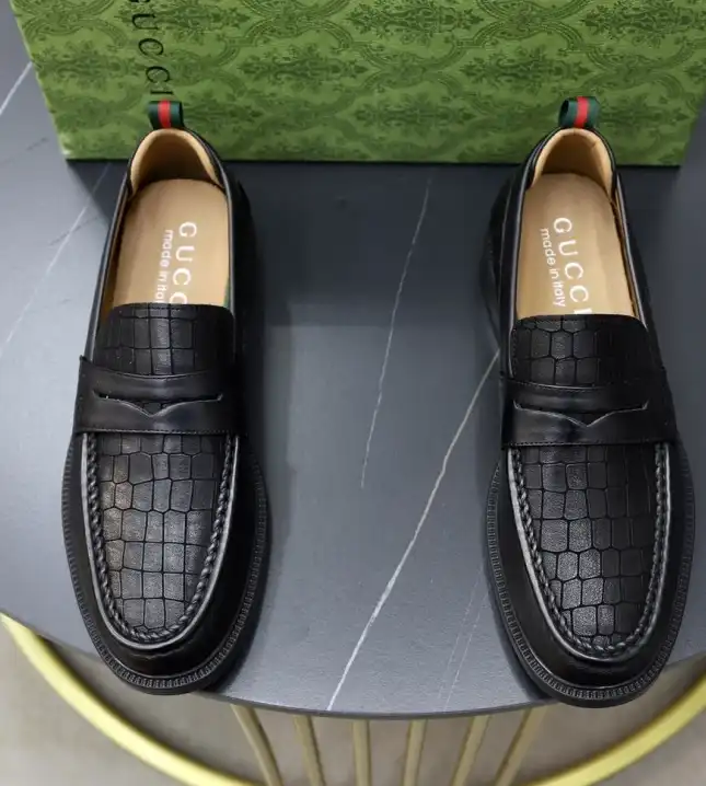 hype Gucci Leather Shoes